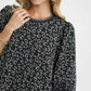 Umgee Leopard Print Jacquard Mini Dress - Stylish and Trendy Umgee Leopard Print Dress - MegaSuperStar