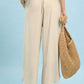 Umgee Linen Embroidered Wide - Leg Boho Pants - MegaSuperStar