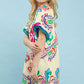 Umgee Paisley Print Dress - Vibrant and Stylish Women's Fashion - MegaSuperStar
