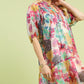 Umgee Watercolor Floral Dress - Babydoll Style - MegaSuperStar
