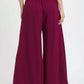 Umgee Wide Leg Pants with Pockets - MegaSuperStar
