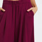 Umgee Wide Leg Pants with Pockets - MegaSuperStar