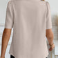 V - Neck Button - Down Shirt - MegaSuperStar