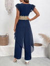 💕 V-Neck Wide Leg Jumpsuit 💕 thumbnail