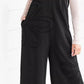 V - Neck Wide Leg Jumpsuit - MegaSuperStar