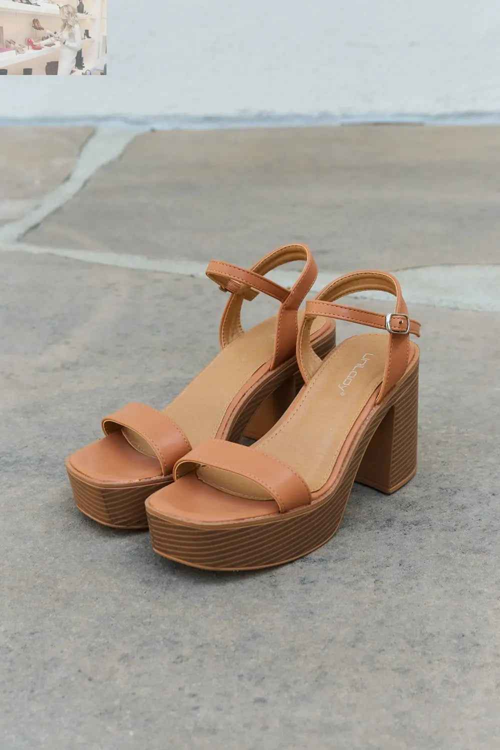 Weeboo Platform Heel Sandals for Ultimate Comfort and Style - MegaSuperStar
