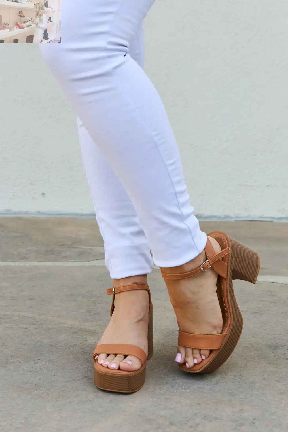 Weeboo Platform Heel Sandals for Ultimate Comfort and Style - MegaSuperStar