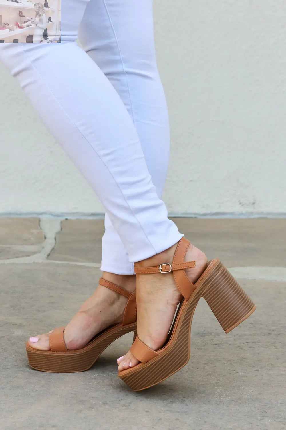 Weeboo Platform Heel Sandals for Ultimate Comfort and Style - MegaSuperStar
