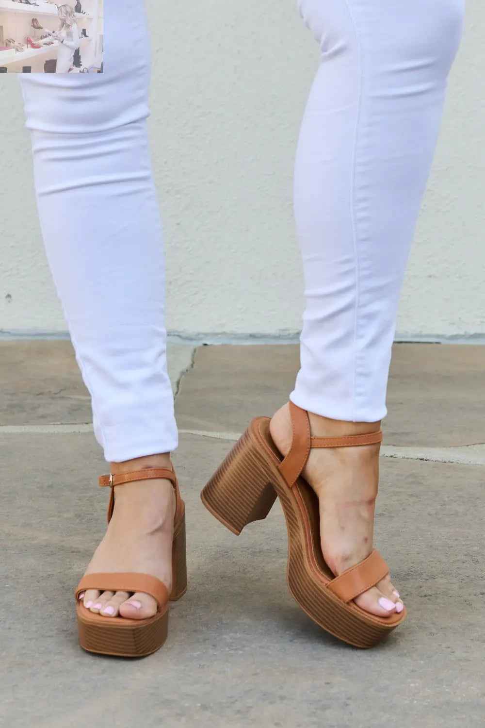 Weeboo Platform Heel Sandals for Ultimate Comfort and Style - MegaSuperStar