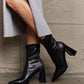 Weeboo Stacy Block Heel Boots for Ultimate Stylish Comfort - MegaSuperStar