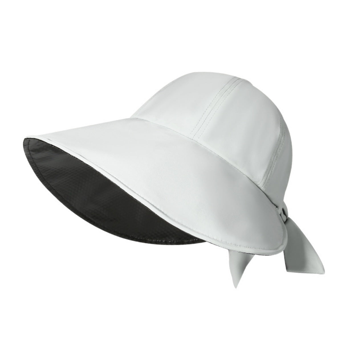 Wide Brim Sun Hat with Bowknot - MegaSuperStar