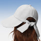 Wide Brim Sun Hat with Bowknot - MegaSuperStar