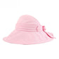 Wide Brim Sun Visor Hat with Ribbon - MegaSuperStar