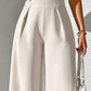 💕 Wide Leg High Waist Pants - Flattering Fit 💕 - MegaSuperStar