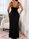 🌸 Wide Strap Satin Maxi Dress 🌸 thumbnail