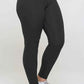 Yelete Full Size High Waisted Fleece Lined Leggings - MegaSuperStar