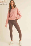 🌸 Yelete Full Size High Waisted Fleece Lined Leggings 🌸 thumbnail