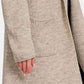 Zenana Hooded Cardigan - Cozy Open Front Sweater for Effortless Style - MegaSuperStar