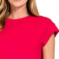 Zenana Midi Dress with Round Neck and Side Slit - Perfect for Every Occasion - MegaSuperStar