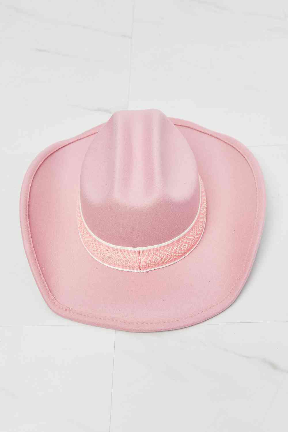 Fame Western Cutie Cowboy Hat in Pink - MegaSuperStar