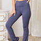 Basic Bae Wide Waistband Bootcut Sports Pants - MegaSuperStar