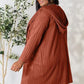 Basic Bae Full Size Ribbed Open Front Long Sleeve Cardigan