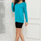 Basic Bae Full Size V-Neck Long Sleeve Top