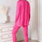Basic Bae Full Size V-Neck Soft Rayon Long Sleeve Top and Pants Lounge Set