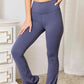 Basic Bae Wide Waistband Bootcut Sports Pants - MegaSuperStar