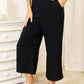 Double Take Buttoned Round Neck Tank and Wide Leg Pants Set