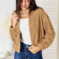 Double Take Long Sleeve Dropped Shoulder Jacket
