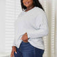 Double Take Seam Detail Round Neck Long Sleeve Top