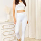 Double Take Wide Waistband Sports Leggings - MegaSuperStar