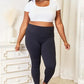 Double Take Wide Waistband Sports Leggings - MegaSuperStar