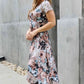 Heimish Give Me Roses Full Size Floral Maxi Wrap Dress