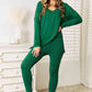 Zenana Lazy Days Full Size Long Sleeve Top and Leggings Set