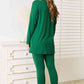 Zenana Lazy Days Full Size Long Sleeve Top and Leggings Set