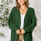 Basic Bae Ribbed Cocoon Cardigan - Full Size Comfort and Style - MegaSuperStar