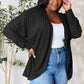Basic Bae Ribbed Cocoon Cardigan - Full Size Comfort and Style - MegaSuperStar