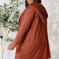 Basic Bae Ribbed Open Front Cardigan Long Sleeve - Full Size Fashion Essential - MegaSuperStar
