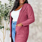 Basic Bae Ribbed Open Front Cardigan Long Sleeve - Full Size Fashion Essential - MegaSuperStar