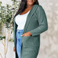 Basic Bae Ribbed Open Front Cardigan Long Sleeve - Full Size Fashion Essential - MegaSuperStar