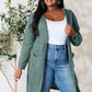 Basic Bae Ribbed Open Front Cardigan Long Sleeve - Full Size Fashion Essential - MegaSuperStar