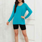 Basic V - Neck Long Sleeve Top for Effortless Everyday Style - MegaSuperStar