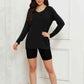 Basic V - Neck Long Sleeve Top for Effortless Everyday Style - MegaSuperStar