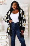 💕 Double Take Longline Floral Cardigan - Stylish Button Down Layer 💕 thumbnail
