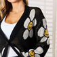 Double Take Longline Floral Cardigan - Stylish Button Down Layer - MegaSuperStar