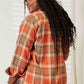 Double Take Plaid Dropped Shoulder Shirt - MegaSuperStar