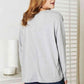 Double Take Seam Detail Long Sleeve Top for Effortless Chic Style - MegaSuperStar