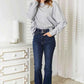 Double Take Seam Detail Long Sleeve Top for Effortless Chic Style - MegaSuperStar